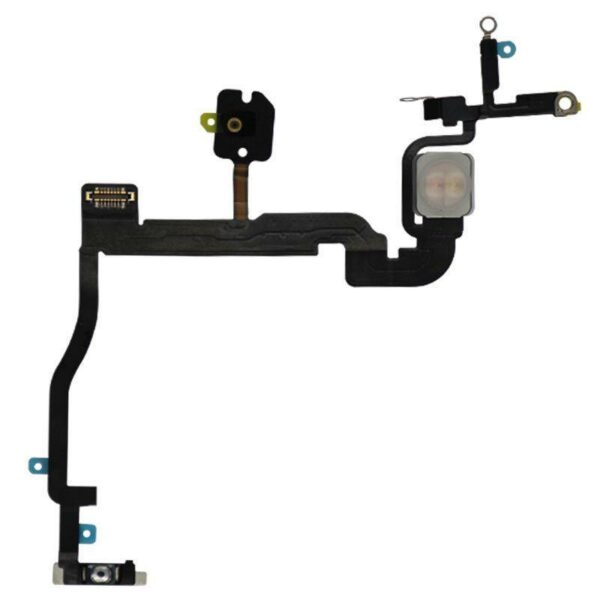 iPhone 11 Pro Max Power Button Flex With Flash & Top Microphone