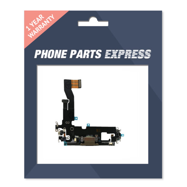 IPHONE 12 PRO CHARGING FLEX WITH BOARD  GOLD