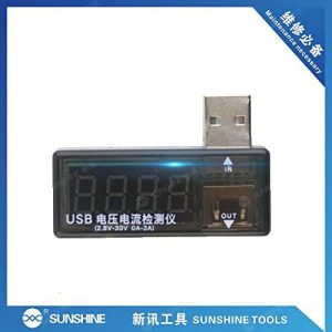 Sunshine USB Digital Voltage and Current Tester SS-302