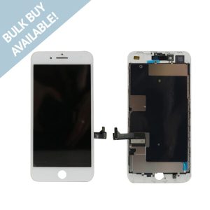 IPHONE 8 PLUS LCD AND DIGITIZER  WHITE  PLATINUM INCELL QUALITY (With Backplate)