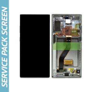 Genuine Samsung SM-N975 Galaxy Note 10+/Note 10 Plus LCD Display / Screen+Touch  AuraGlow / Silver  GH82-20838C