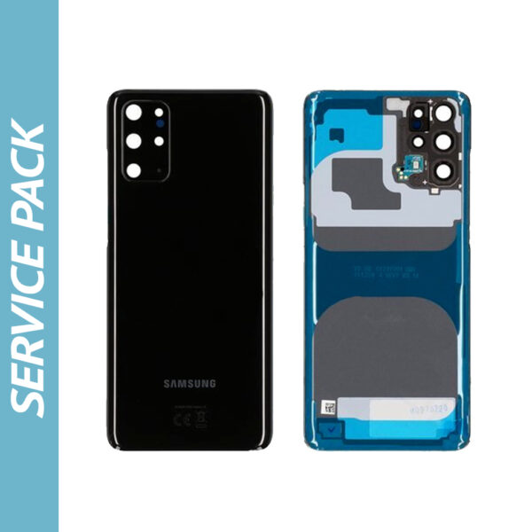 GENUINE Samsung SM-G986 Galaxy S20+ / S20 Plus Back / Battery Cover  Black  Part No: GH82-21634A
