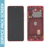Genuine Samsung SM-G781 Galaxy S20 FE 5G LCD Display / Screen + Touch  Cloud Red  Part no: GH82-24214E