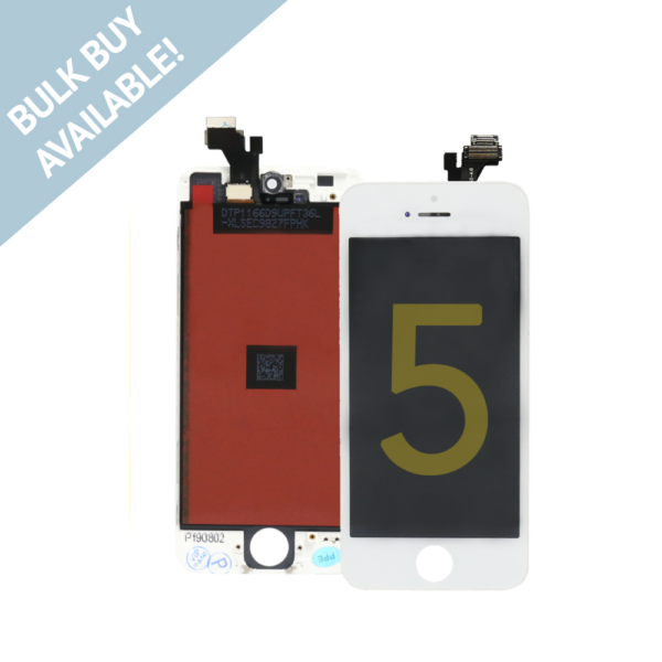 iPhone 5 5G LCD and Digitizer in White Standard