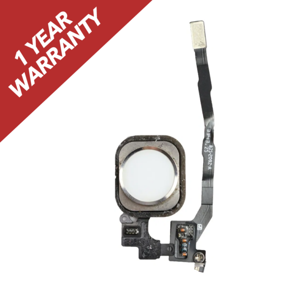 iPhone 5S Home Button Flex Complete  White  Original
