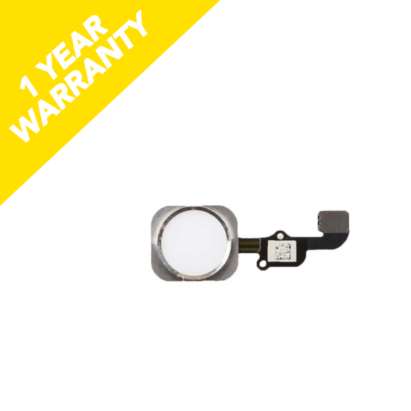 iPhone 6 / 6 Plus Home Button Flex  White  Standard Quality