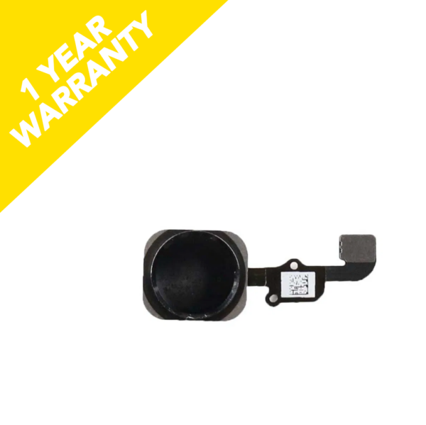 iPhone 6S / 6S Plus Home Button Flex  Black  Standard Quality
