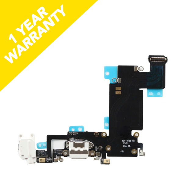 iPhone 6S Plus Charging Flex  White  Standard Quality