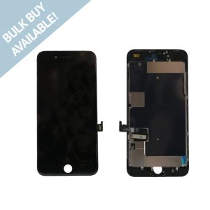 IPHONE 8 PLUS LCD AND DIGITIZER  BLACK  PLATINUM INCELL QUALITY (With Backplate)