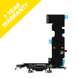 iPhone 8 Plus Charging Flex  Black  Standard Quality