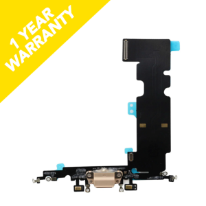 iPhone 8 Plus Charging Flex  Gold  Standard Quality