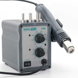 Quick 858 Soldering Station Hot Air Gun BGA Rework Station SMD