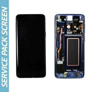 Genuine Samsung S9 LCD  Blue  SM-G960F  Part No: GH97-21696D