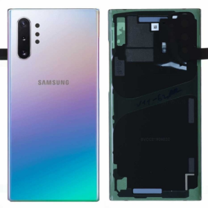 Genuine Samsung SM-N975 Galaxy Note 10+/Note 10 Plus Back / Battery Cover  Aura Glow / Silver  GH82-20588C