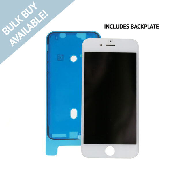 IPHONE 6S COMPLETE LCD & DIGITIZER  WHITE  PLATINUM INCELL QUALITY ( With Backplate)