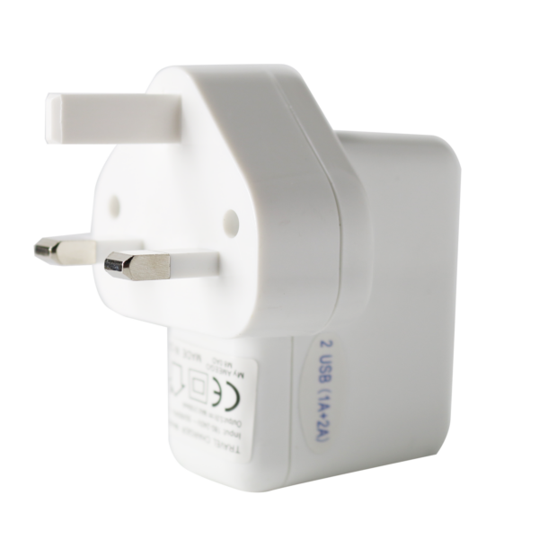 Dual USB Mains Charger Plug