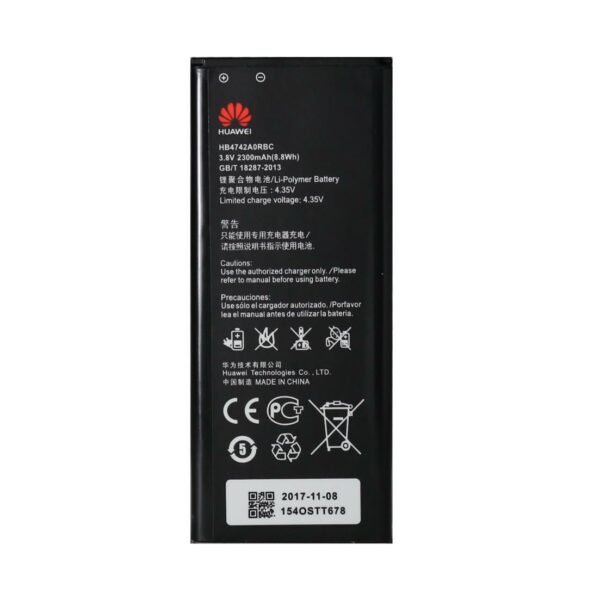 HUAWEI  HONOR 3C ASCEND G730 H30  Battery HB474284RBC 2300MAH