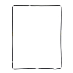 iPad 2 / 3 / 4 Bezel  Black  Pack of 3