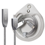 EVO Armoured Cable  Silver  Micro USB