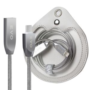 EVO Armoured Cable  Silver  Type C
