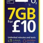 O2 Sim Bundle 7GB for 10 PAYG