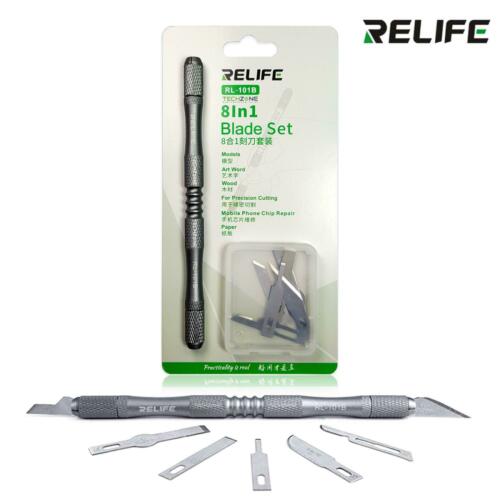 RELIFE RL-101B 8-in-1 Knife Set For Mobile Phone Mainboard