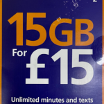 O2 Sim Bundle 15GB for 15 PAYG