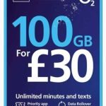 O2 Sim Bundle 100GB for 30 PAYG