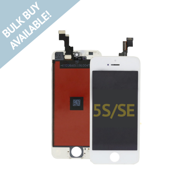 iPhone 5S/SE LCD and Digitizer in White Standard